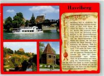 39539 O3530 Havelberg - Chronikkarte St. Annen- und Gertraudenkapelle Fahrgastschiff