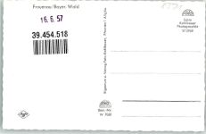 94518 W8377 Frauenau , Bayerischer Wald
