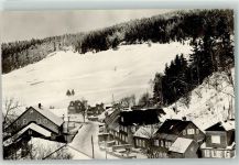 98749 O6433 Scheibe-Alsbach Winter Unterer Ortsteil im Winter