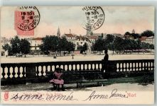 79000 Niort 1903 - Blick auf den Platz Breche