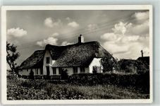 25992 W2285 Kampen Sylt - Friesenhaus Reetdach Ort lt. Stempel