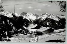 6150 Steinach am Brenner Foto AK Lift Restaurant Bergeralm 1600 m Schnee Winter
