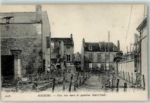 02200 Soissons - une Rue dans le quartier Saint Vaast
