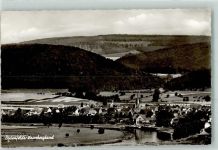 37194 W3417 Bodenfelde Foto AK mit Christus Kirche an der Weser
