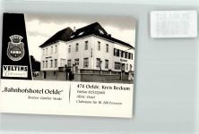 59302 W4740 Oelde , Westf KEINE AK Bahnhofshotel Oelde Kalender