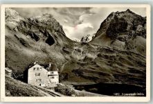 Rappenseehütte Foto AK Berghütte am Heilbronnerweg