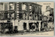 60300 Senlis 1914 - bombardiertes Hotel du Nord