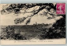 85330 Noirmoutier-en-l'Ile - la Ville vue du Gaillardin