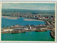 Durban Gebrauchsspuren Hafen Fliegeraufnahme