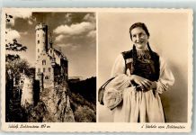 09350 O9275 Lichtenstein , Sachs - WK II `s Bärbele vom Lichtenstein Schloss Lichtenstein