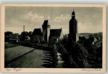 09468 O9307 Geyer 1925 - mit St. Laurentiuskirche und Wachtturm