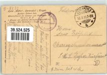 01776 O8231 Hermsdorf /Erzgeb. 1913 Gebrauchsspuren Hotel Wettin Hotelstempel