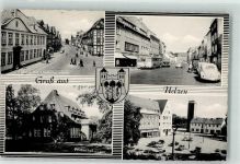 29525 W3110 Uelzen , Lüneburger Heide - Rathaus Lüneburgerstraße Fischerhof Herzogenplatz VW Käfer Omnibus