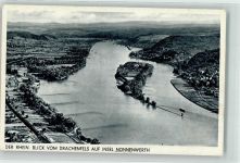 53639 W5330 Drachenfels - Blick auf Insel Nonnenwerth