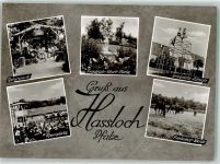 67454 W6733 Haßloch , Pfalz - Naturpark Friedrich-Ebert-Platz Spielplatz Lönsstraße Pferderennbahn Fohlenhof-Weide