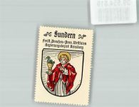59846 W5768 Sundern Sauerland Vignette Wappen