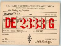 Brieg Brzeg KEINE AK QSL-Karte Funk