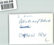 56814 W5591 Bruttig FOTO KEINE AK Blick auf die Schule VW Käfer VW Bulli Ort handschriftlich