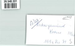69151 W6903 Neckargemünd Privatfoto KEINE AK Gasthaus Krone Ort handschriftlich