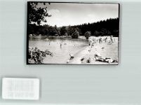 61250 W6390 Usingen FOTO KEINE AK Strandbad Ort handschriftlich