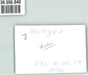 61250 W6390 Usingen FOTO KEINE AK Strandbad Ort handschriftlich