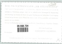 59969 W5789 Liesen FOTO KEINE AK Foto Original aus Archiv eines Ansichtskartenverlag Pension Am Steinschab Gastraum Werbekarte