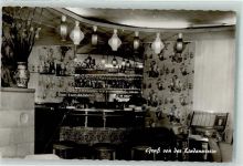 42549 W5620 Velbert Gebrauchsspuren Gasthaus Zur Lindenwirtin WerbeAK