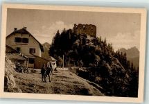 87459 W8962 Falkenstein Foto AK Burg Ruine Hotel