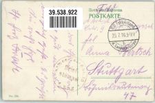Russsisch-polnische Bauernhäuser Feldpost WK I Motiv Polen 1916