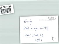 54539 W5564 Ürzig , Mosel FOTO KEINE AK Ort handschriftlich Hotel