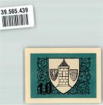56457 W5438 Westerburg , Westerw Notgeldschein Notgeld 10 Pfennig 1920 Wappen Turm