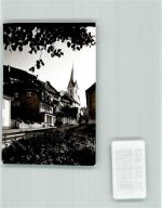 78234 W7707 Engen , Hegau FOTO KEINE AK mit Stadtkirche Mariä Himmelfahrt Ort handschriftlich