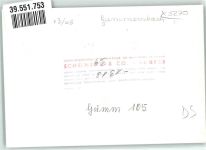 51643 W5270 Gummersbach Andruck mit Kirche St. Franziskus Ort handschriftlich