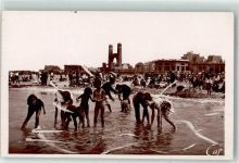 62520 Le Touquet-Paris-Plage Foto AK Schwimmbad Strand