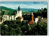 35745 W6348 Herborn , Hess - Blick auf Ev. Kirche und Schloss