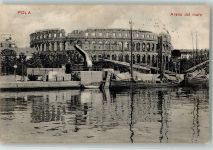 Pula Pola 1913 - Arena dal Mare Segelschiff