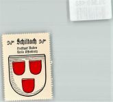77761 W7622 Schiltach Vignette Klebemarke mit Stadtwappen Kaffee Hag