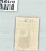 51371 W5090 Bergisch Neukirchen Gebrauchsspuren Wappen Löwe Kirche Vignette