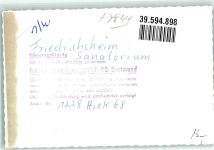 79429 W7841 Friedrichsheim FOTO KEINE AK Ort handschriftlich Sanatorium Foto Original aus Archiv eines Ansichtskartenverlags