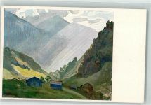 sign. Welti Albert Der Lichtblick ins Tal Nr.209 Kunstwart Postkarte Künstlerkarte