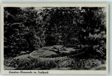 Chomutov Komotau - Stadtpark Blumenuhr