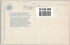 Washington D.C. Künstlerkarte Boy of Winander Library of Congress