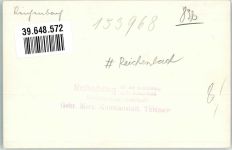 87561 W8980 Reichenbach b Oberstdorf Gebrauchsspuren Winter Ort handschriftlich