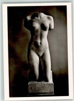 W2000 Hamburg Foto Kleinhempel Torso Kunsthalle Kolbe, G. Künstlerkarte