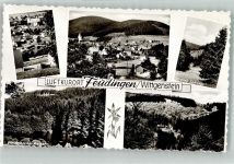 57334 W5928 Feudingen , Kr Wittgenstein - Weidelbacher Weiher Ilstal Oberes Lahntal