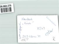 77716 W7612 Haslach im Kinzigtal FOTO KEINE AK Kirche Straße Bank Ort handschriftlich Foto Original aus Archiv eines Ansichtskartenverlags