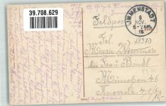 87509 W8970 Bühl a Alpsee 1916 - Feldpost WK I