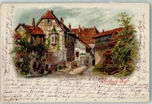 99510 O5321 Wartburg Lithographie Hof