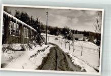 36163 W6416 Poppenhausen Wasserkuppe Winter Schule Schwarzerden