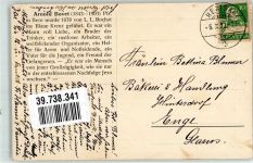 Bern Berne sign. Aeppli Arnold Bovet Funktionär des Christlichen Suchthilfevereines Blaues Kreuz Künstlerkarte Hilfsorganisation 1922 Gebrauchsspuren